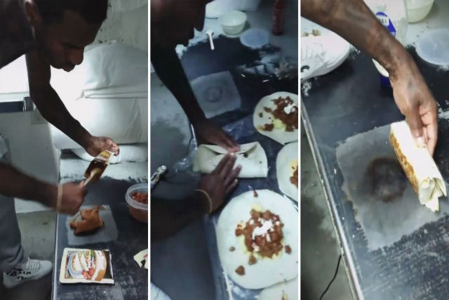 Um réu condenado a prisão perpétua fica famoso com um vlog de cozinha em TikTok usando sua cama como grelha