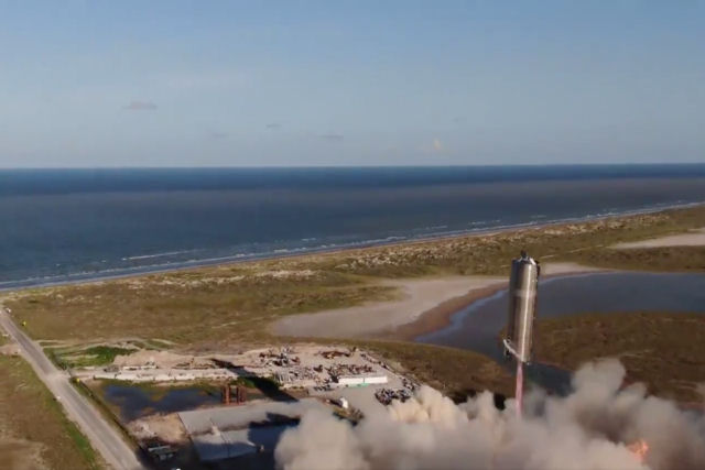 O protótipo da nave espacial Starship SN5 da SpaceX decola com sucesso em voo de teste