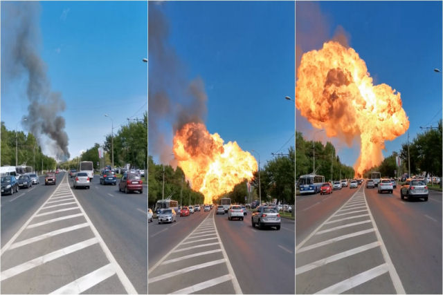 Explosão de posto de gasolina na Rússia deixa 13 feridos