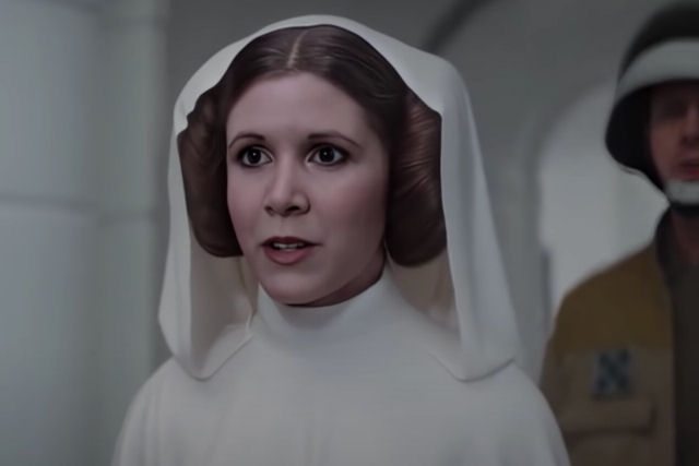 Deepfake melhora significativamente a Princesa Leia de 'Rogue One'