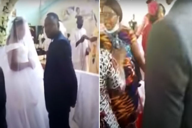 Zambiana invade um casamento dizendo que é a esposa do noivo