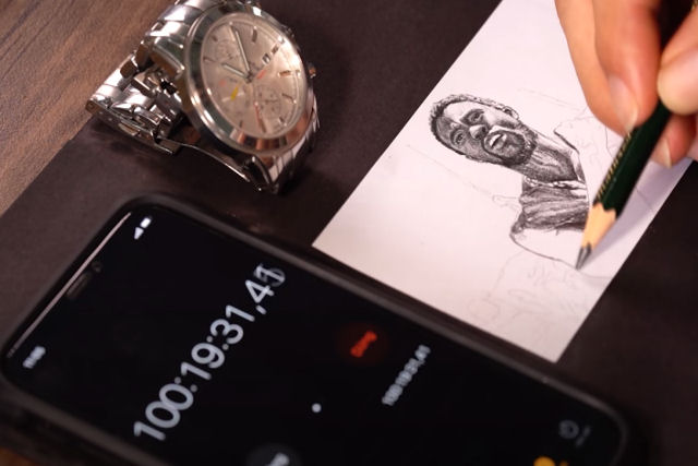 Artista gastou mais de 100 horas para desenhar um flipbook de 17 segundos do Pantera Negra