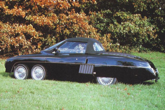 Panther 6, um carro esportivo maluco de 6 rodas de 1977