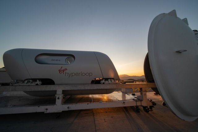 500 metros em 15 segundos: Virgin Hyperloop testa com sucesso seu primeiro passeio tripulado