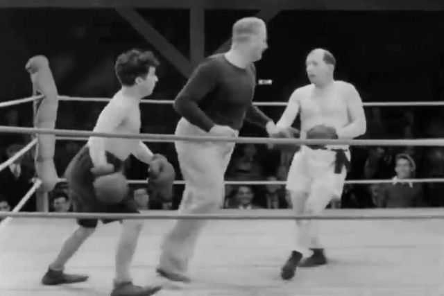 Charlie Chaplin vs Buster Keaton: a montagem de cenas de boxe hilárias de seus clássicos filmes