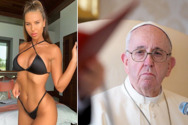 Vaticano lança uma investigação para saber como o Papa 'curtiu' uma foto picante de modelo brasileira
