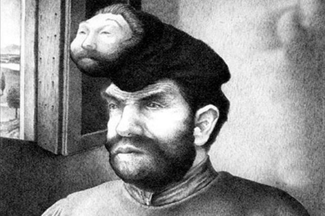 Pasqual Piñón, o falso homem de duas cabeças do início do século XX
