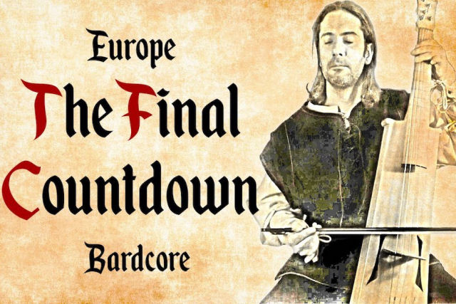 Um cover melódico de 'The Final Countdown' tocada em instrumentos medievais tradicionais