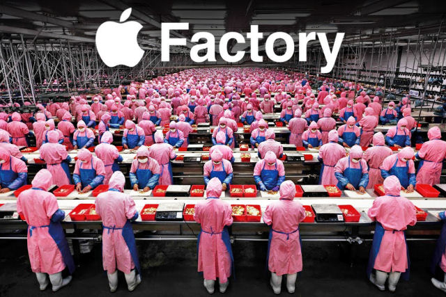 Dê uma espiada dentro de uma fábrica de iPhone na China