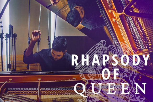 Uma mixagem ao piano virtuosístico com os maiores sucessos do Queen