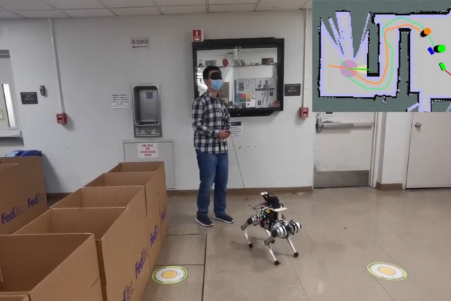 Robocão equipado com laser poderia substituir os cães como guia para cegos