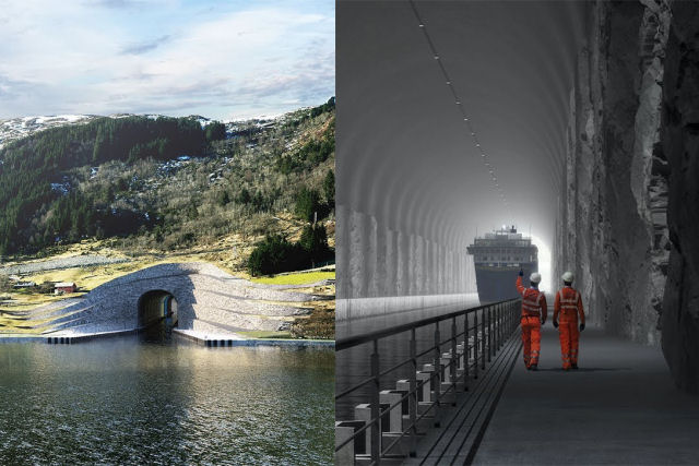 A Noruega vai mesmo construir um túnel para barcos