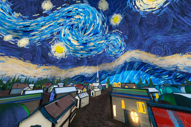 Uma visita em realidade virtual com 360º à 'Noite Estrelada' de van Gogh