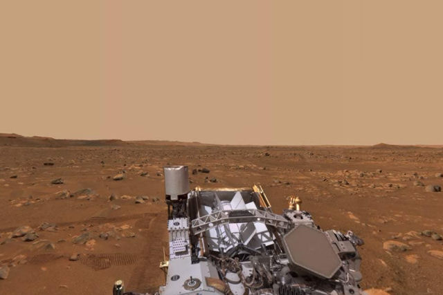 Desfrute deste panorama 360º de Marte feito pelo Perseverance
