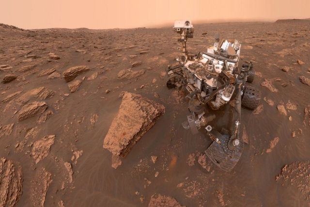 A NASA compartilhou um percurso panorâmico de Marte com o rover Curiosity