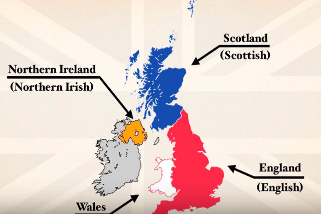 A diferença entre o Reino Unido, Grã-Bretanha e Inglaterra