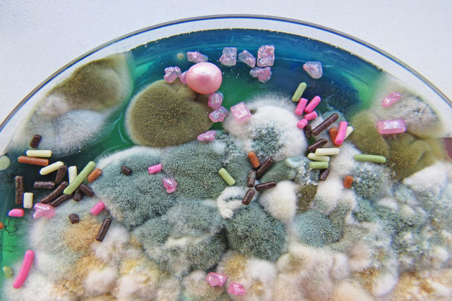 A impressionante arte resultante do cultivo de microrganismos em placas de Petri