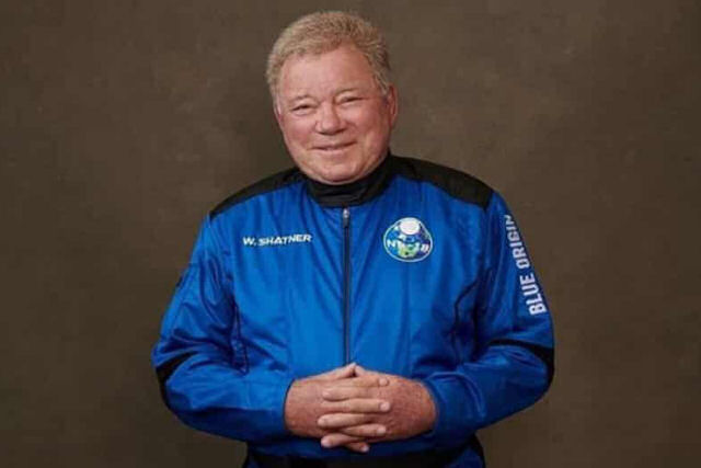 O capitão Kirk voou ao espaço com a Blue Origin