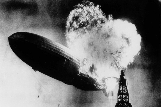 A catástrofe do Hindenburg foi novamente restaurada em cor e a 60fps mediante IA