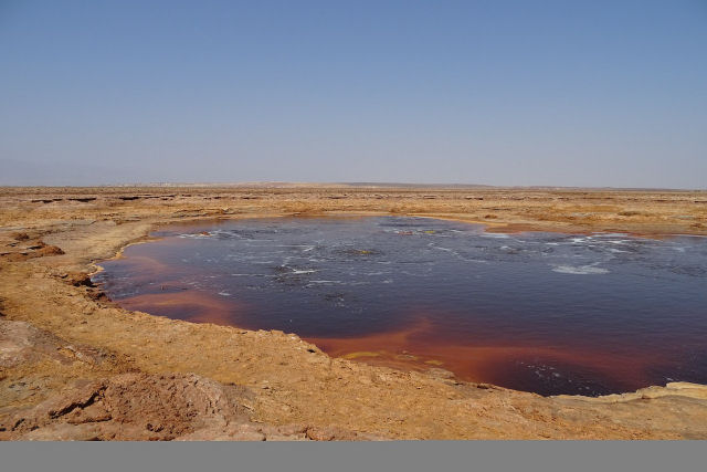 Gaet'ale, a lagoa mais salgada do mundo em meio à fascinante paisagem ácida de Danakil
