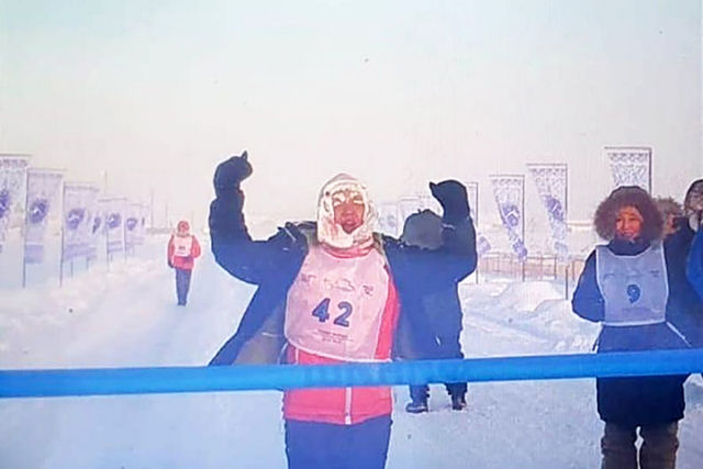 Atletas participam da maratona mais fria do mundo, com 53ºC negativos, na Iacútia