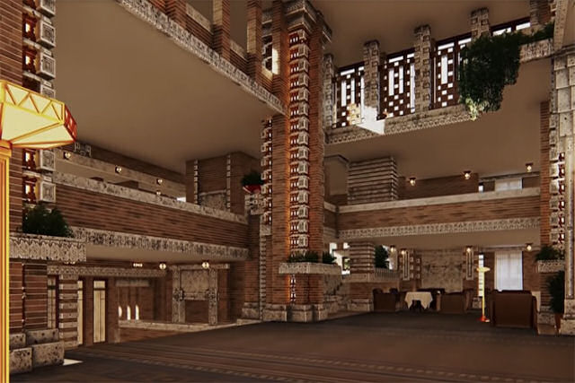 Desfrute de um tour virtual pelo 'Hotel Imperial' de Frank Lloyd Wright