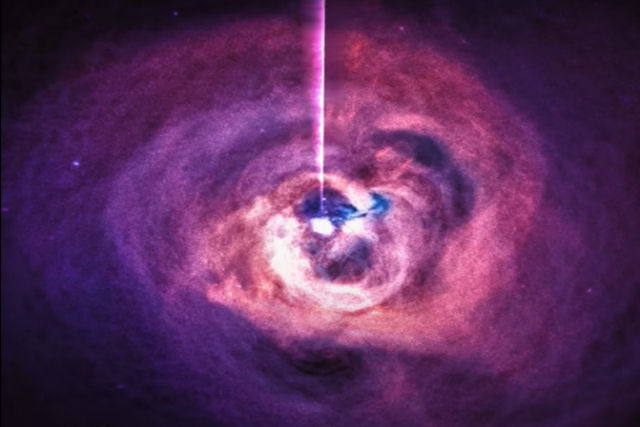 Nasa compartilhou som de buraco negro no aglomerado de galáxias Perseu