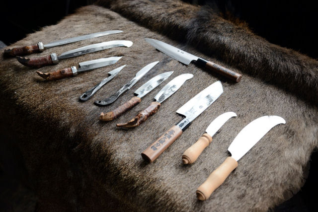 A arte de forjar facas na provncia de Tottori, Japo