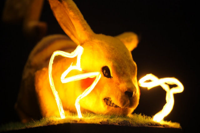 Isto  o que acontece quando um escultor especialista faz uma verso realista do Pikachu