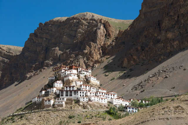 O Mosteiro Key  um labirinto de residncias monsticas resultado de sculos de ataques mongis