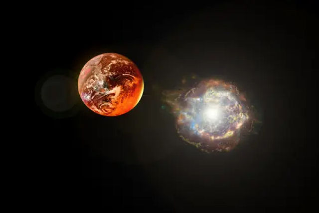 O que aconteceria se o Sol fosse uma supernova?