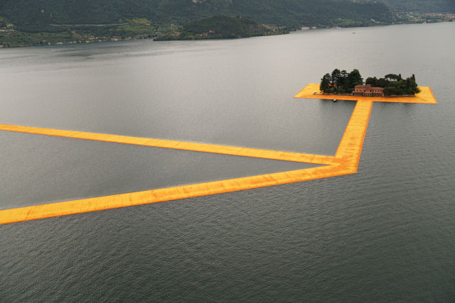 Os incrveis Cais Flutuantes de Christo e Jeanne-Claude em 2016