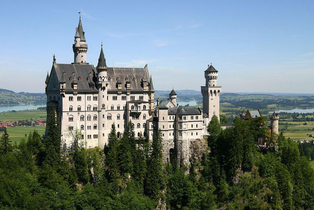 Neuschwanstein, o castelo do rei dos contos de fadas, na Alemanha