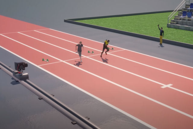 Simulação compara uma pessoa comum correndo contra Usain Bolt nos 100 metros rasos