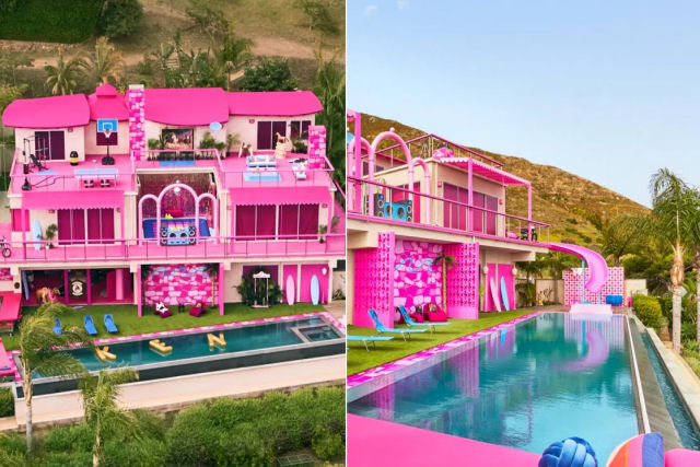 Voc pode reservar a Malibu DreamHouse da Barbie no Airbnb... de graa