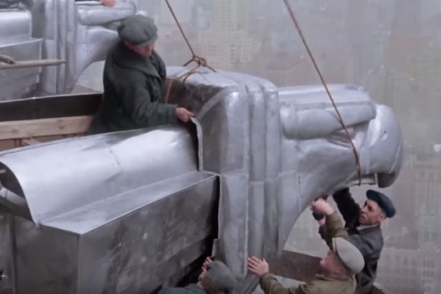 As imagens vertiginosas de trabalhadores construindo os arranha-cus de Nova York no so para acrofbicos