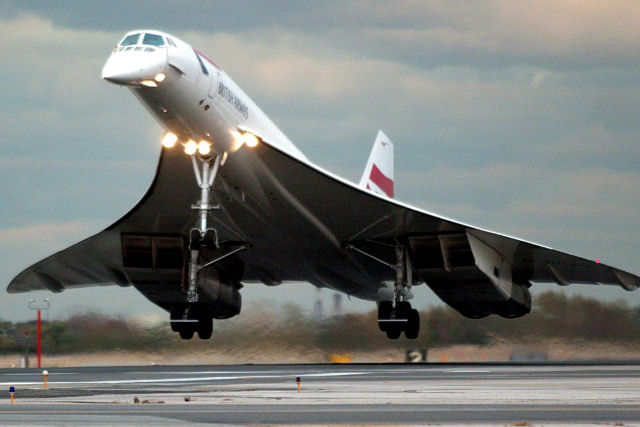 Esta é a única foto do Concorde voando em velocidade supersônica
