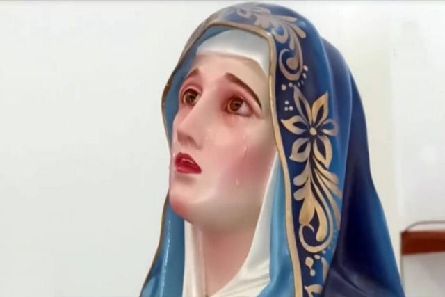 Virgem das Dores chora em Colima, México, relatam visitantes