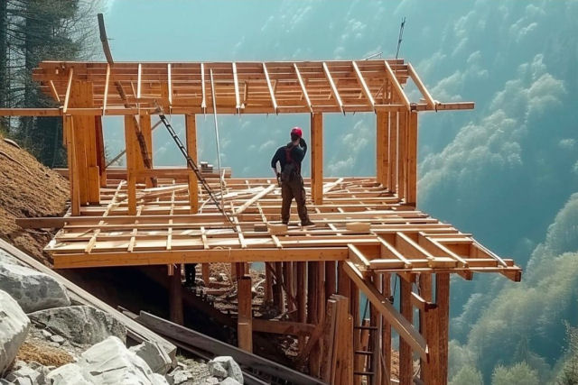 Turco talentoso constri uma casa Incrvel em montanha ingreme em 8 meses