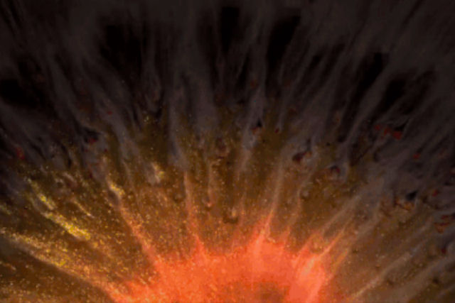 Curta-metragem 'Criação' captura um macro cosmos com brilho e tinta