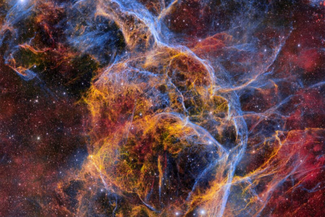 Os detalhes nesta nova foto de 1,3 gigapixel de uma supernova so incrveis