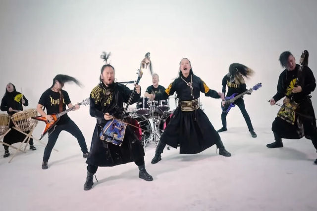 A nova sensao da rede  uma banda mongol cantando heavy metal