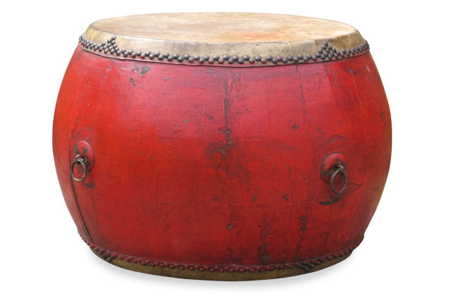 Como  feito um tradicional tambor chins