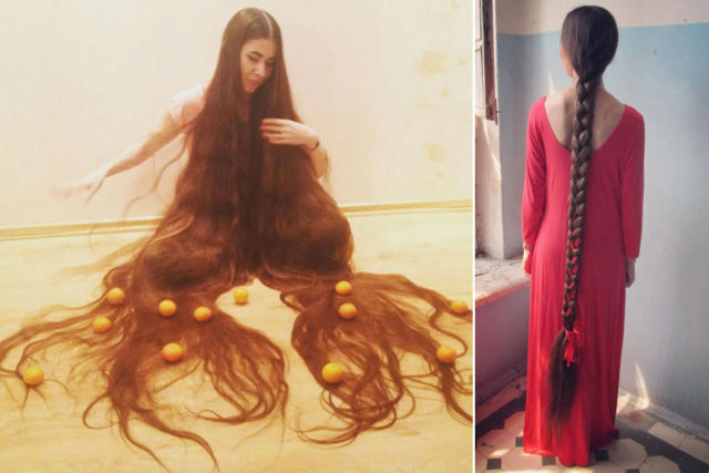 Ucraniana  a nova mulher com o cabelo mais longo do mundo