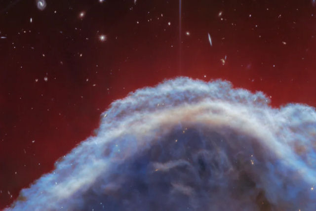 O telescpio espacial James Webb revela detalhes da nebulosa Cabea-de-Cavalo em resoluo sem precedentes