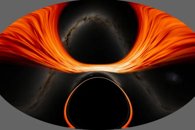 NASA mostra como  voar para dentro e ao redor de um buraco negro
