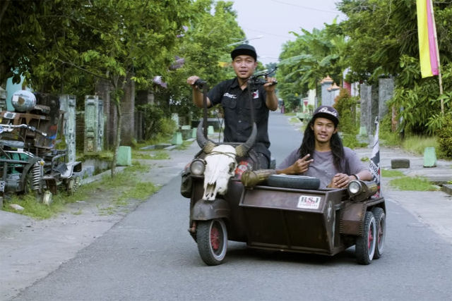 As criaes selvagens e personalizadas dos 'motoqueiros rebeldes' da Indonsia
