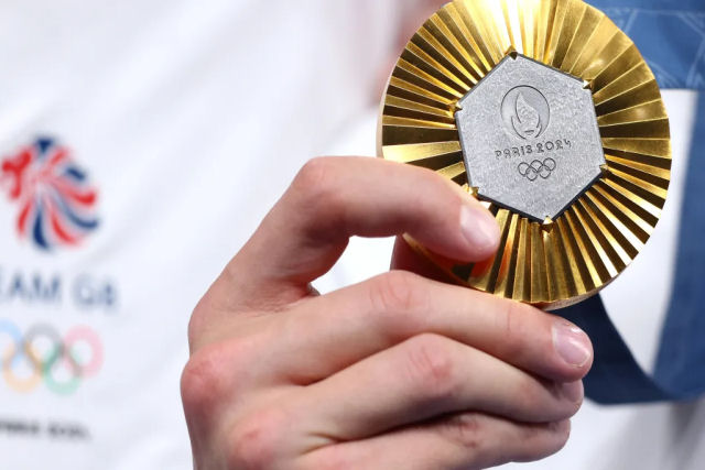 Quanto ouro h realmente em uma medalha de ouro?