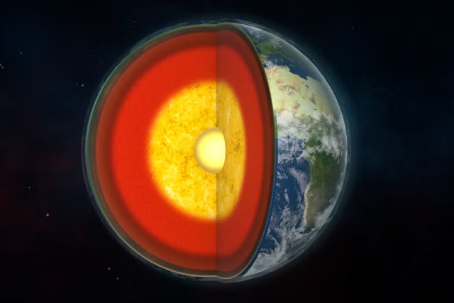 Em poucas palavras: h algo escondido dentro da Terra