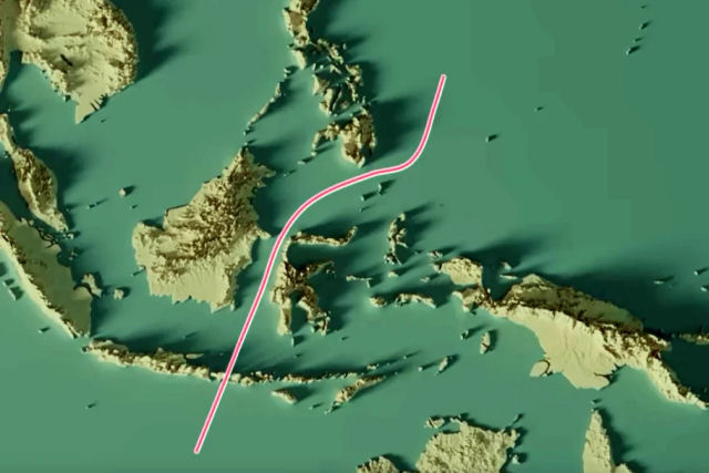 Barreira invisvel que atravessa a Indonsia  finalmente explicada por cientistas